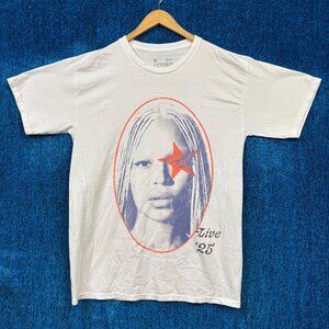 Beyoncé Red Starred Eye Cowboy Carter Live 25 Country Tee M